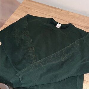 Custom Men's Green Sweater Cybersigilism